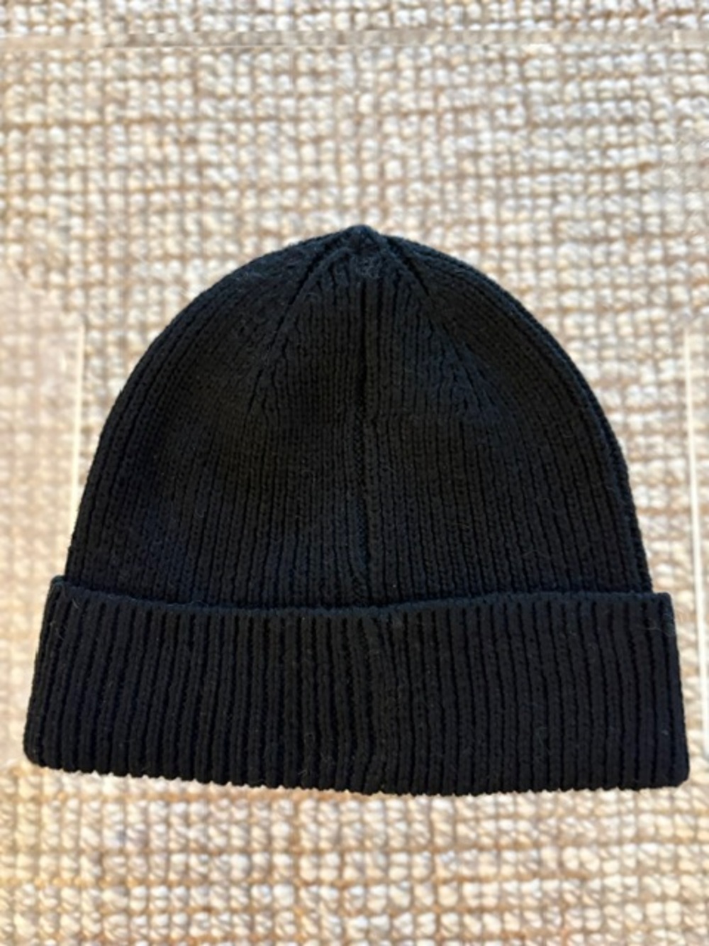 ASOS Black Knit Cuffed Beanie